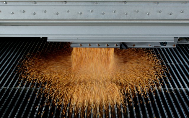 The Lincolnway Energy plant in Nevada, Iowa, converts corn into ethanol in a largely automated process.