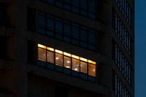 dark windows , lit windows