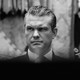 Black-and-white photograph of Pete Hegseth