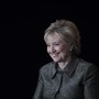 Hillary Clinton speaks at an event during in the run-up to her 2017 book tour.