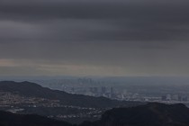 Stormy sky over California