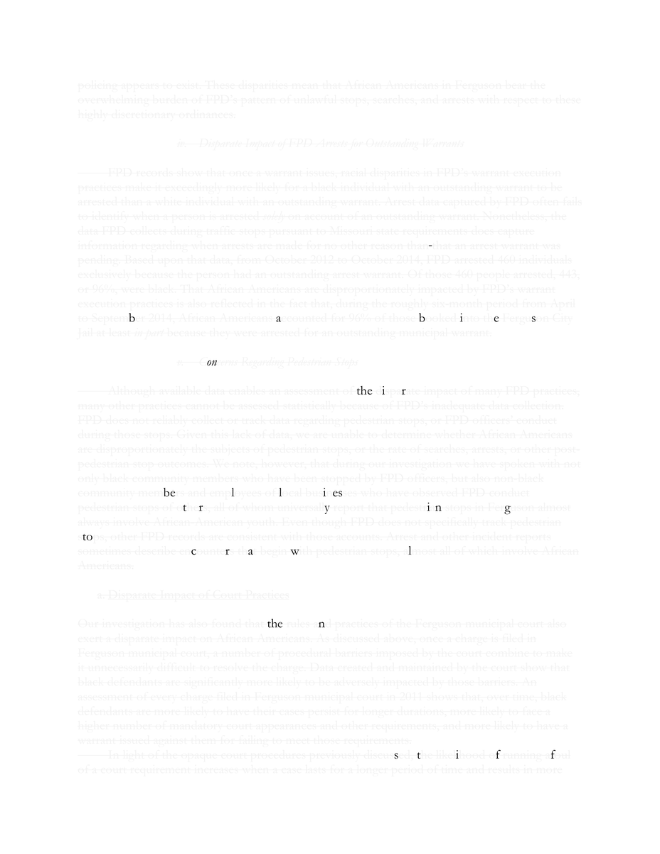 redacted Ferguson Report