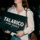 Two women holding "Talarico for Texas" signs