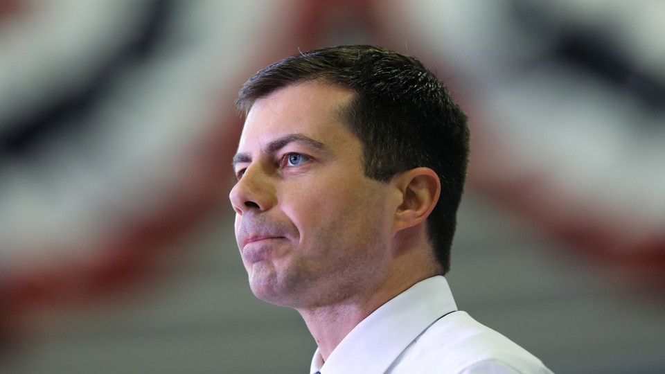 The Democratic presidential candidate Pete Buttigieg