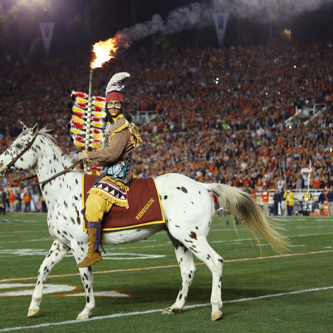 2 Seminoles mascot candles