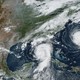 The view from space of Hurricanes Idalia and Franklin
