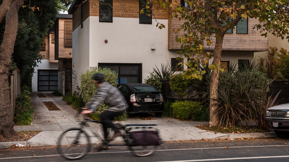 Three homes sit on a single plot of land in Berkeley, California.