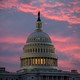 The U.S. Capitol at twilight in Washington, D.C.