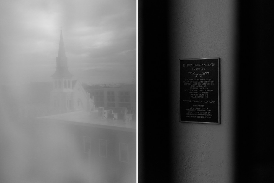 Picture of Emanuel African Methodist Episcopal Church, Charleston, South Carolina where 9 people were killed on June 17, 2015