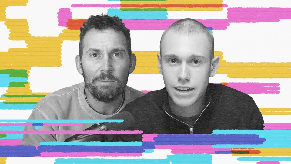 Image of Charlie Warzel side-by-side with Ed Elson