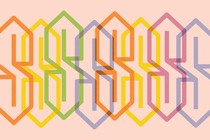 Illustration of the "cool S"—a blocky, graffiti-style letter "S"—in multiple colors, overlapping