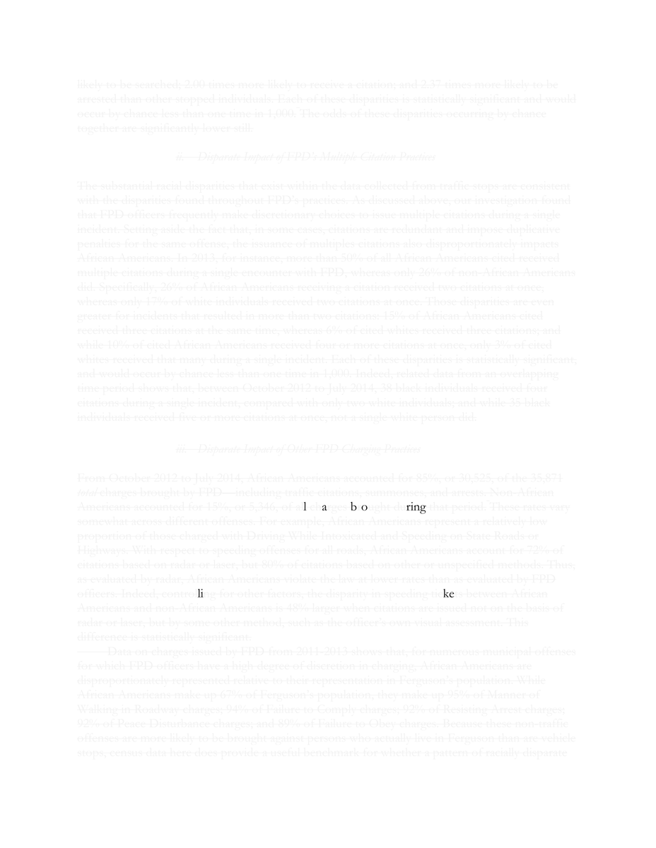 redacted Ferguson Report