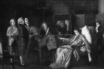 Mozart directing on his death bed