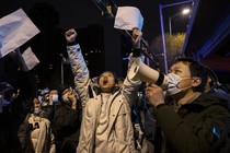 Protesters in China