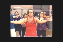 still of Richard Simmons from a fitness video