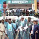 Nigeria's President Muhammadu Buhari speaks at a campaign rally on February 9 in Lagos.