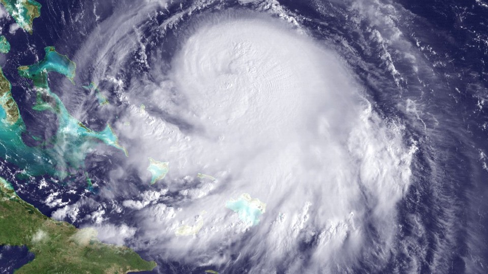 Here's what it looks like in the eye of Hurricane Dorian - The