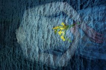 a woman's figure in water