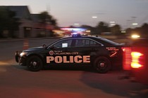 An Oklahoma City police patrol car