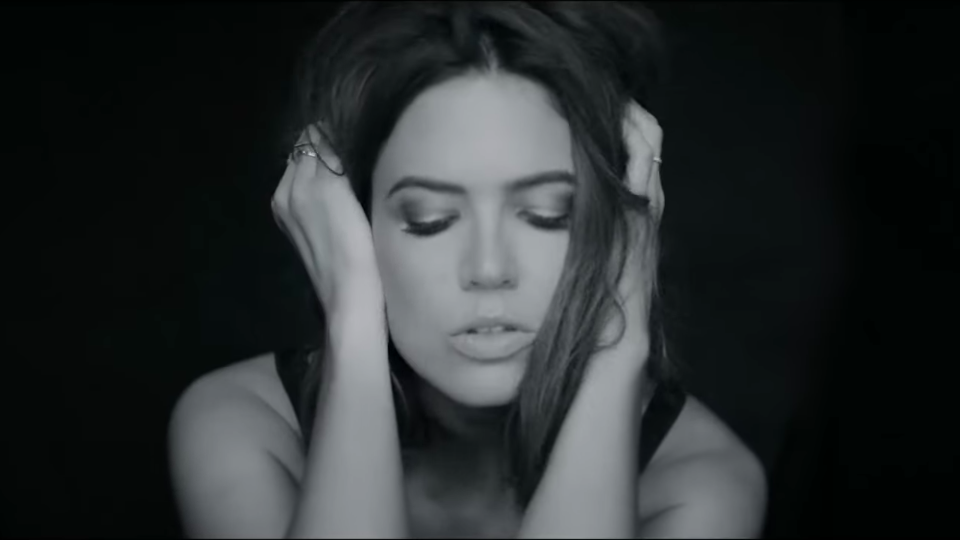 A still from Mandy Moore's new music video