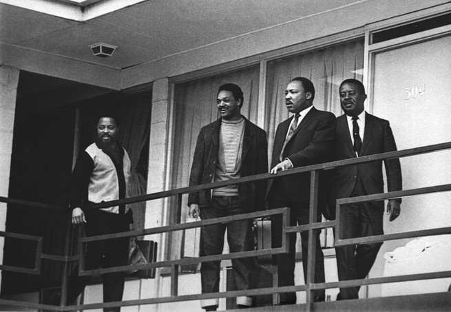 MLK on balcony, Memphis
