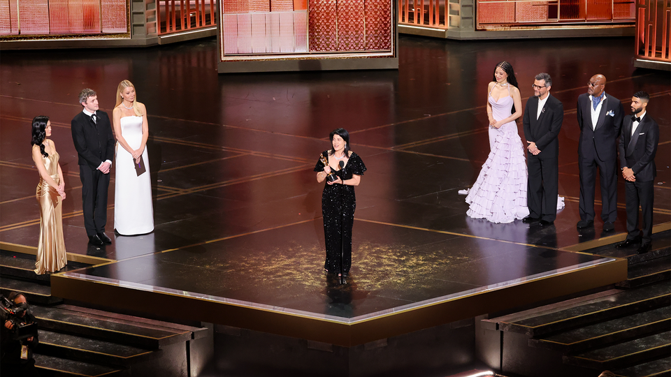 The winner and presenters for Best Casting at the 2026 Academy Awards