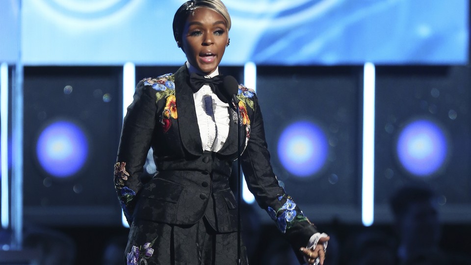 Janelle Monae speaks out for #MeToo from the Grammys stage