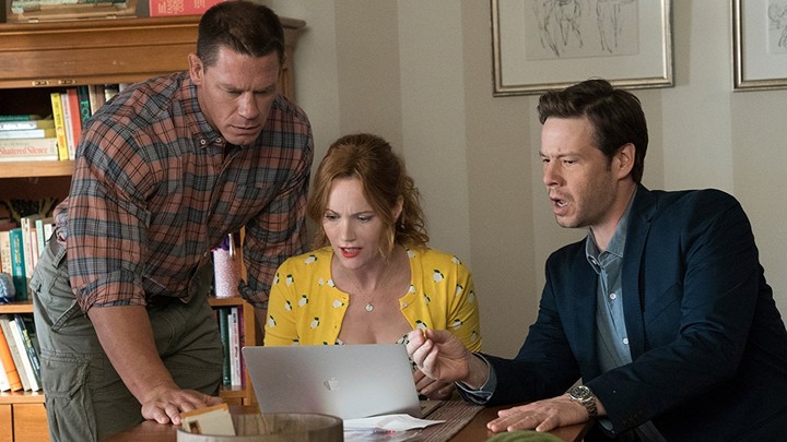 John Cena, Leslie Mann, and Ike Barinholtz in 'Blockers'