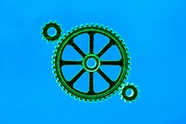 Illustration of three gears