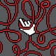 An illustration of red wires tightening around a cursor