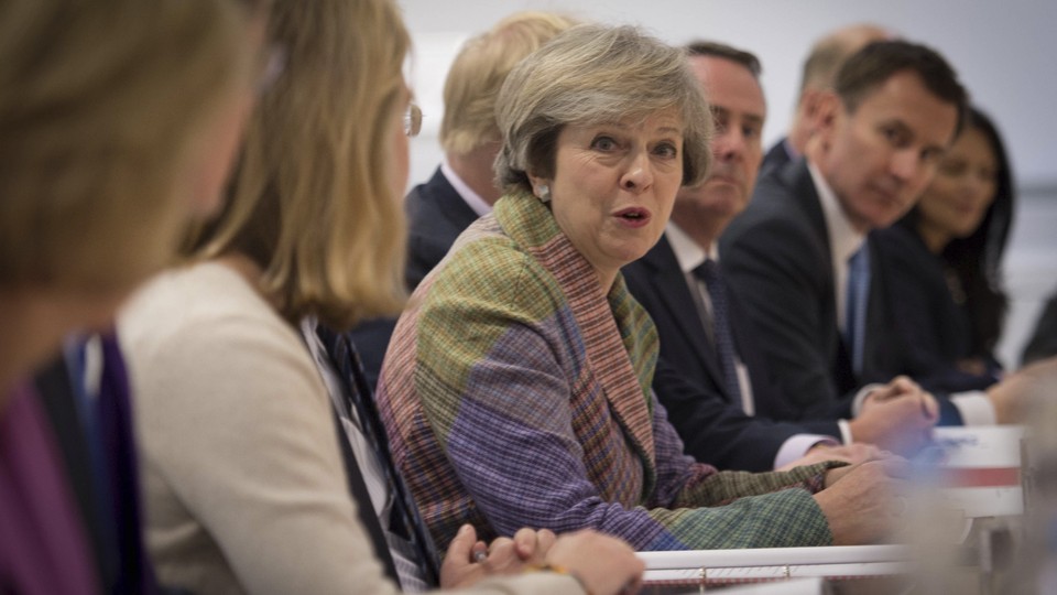 Prime Minister Theresa May holds a regional cabinet meeting.