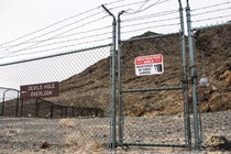 The gate surrounding Devil's Hole