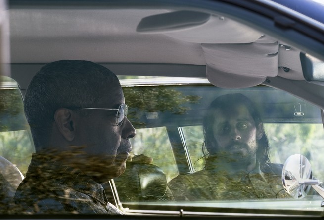 Denzel Washington, Jared Leto in The Little Things