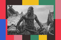 Alexander Skarsgård as a warrior in "The Northman"