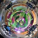 A scientist fiddles with the mirrors at LIGO.