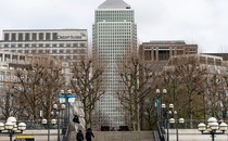 Credit Suisse offices in Canary Wharf in London