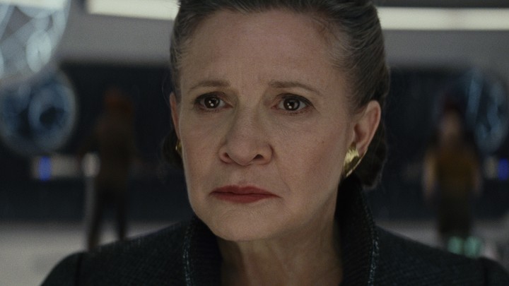 Carrie Fisher as Leia in 'The Last Jedi'