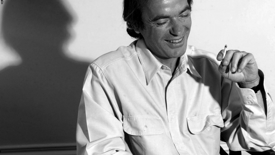 Martin Amis laughing