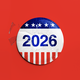 2026 election pin illustration