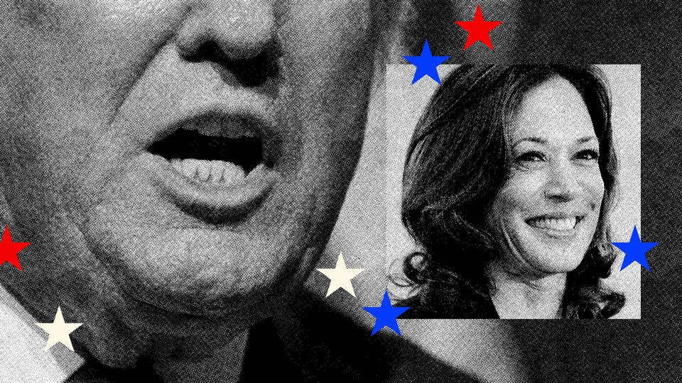 Trump and Harris