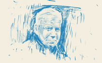 An illustrated sketch of Joe Biden