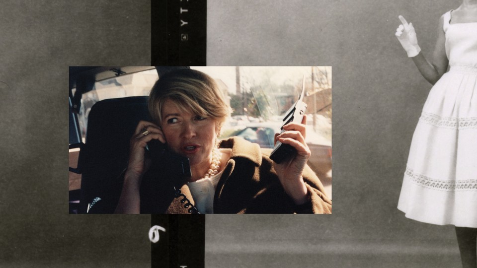 A photo of Martha Stewart on the phone