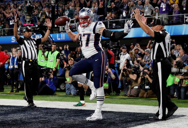 New England Patriots Rob Gronkowski Pictures and Interview