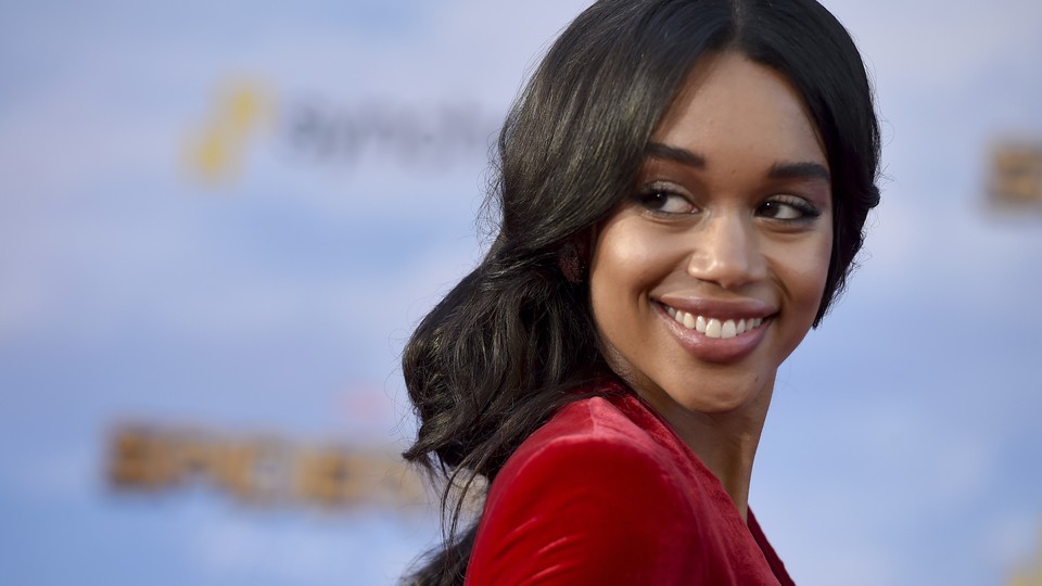 Laura Harrier at the 'Spider-Man: Homecoming' premiere