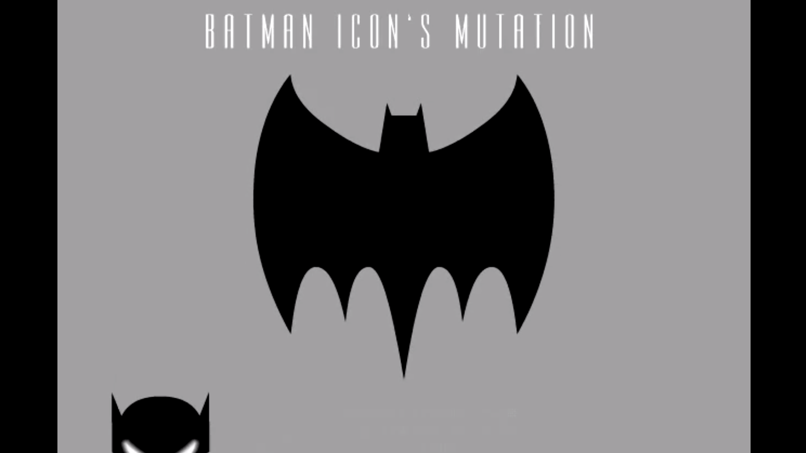 Classic Batman Logo Black And White