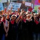 Women attend a protest against the World Congress of Families in Verona, Italy, in March.
