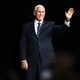 A photo of Mike Pence waving