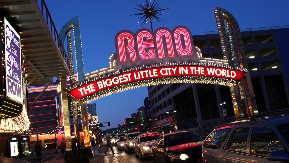 Sign for Reno