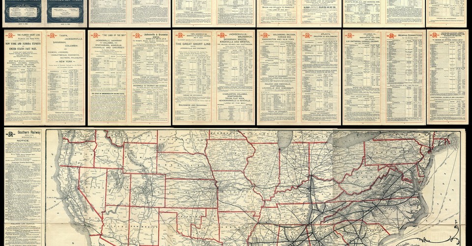 The Lost Excitement, Pathos, and Beauty of the Railroad Timetable - The ...