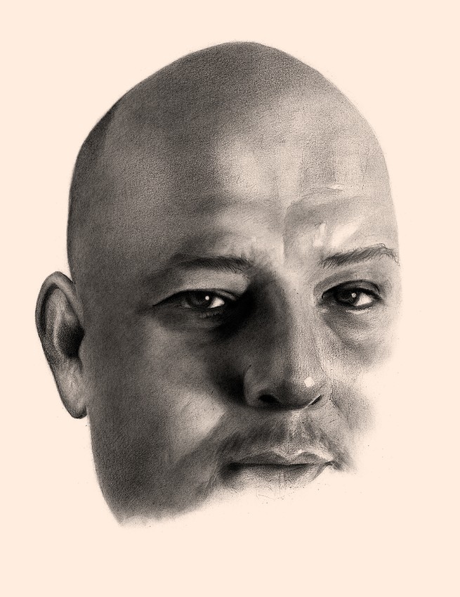 illustrated sketch of Daniel Miller